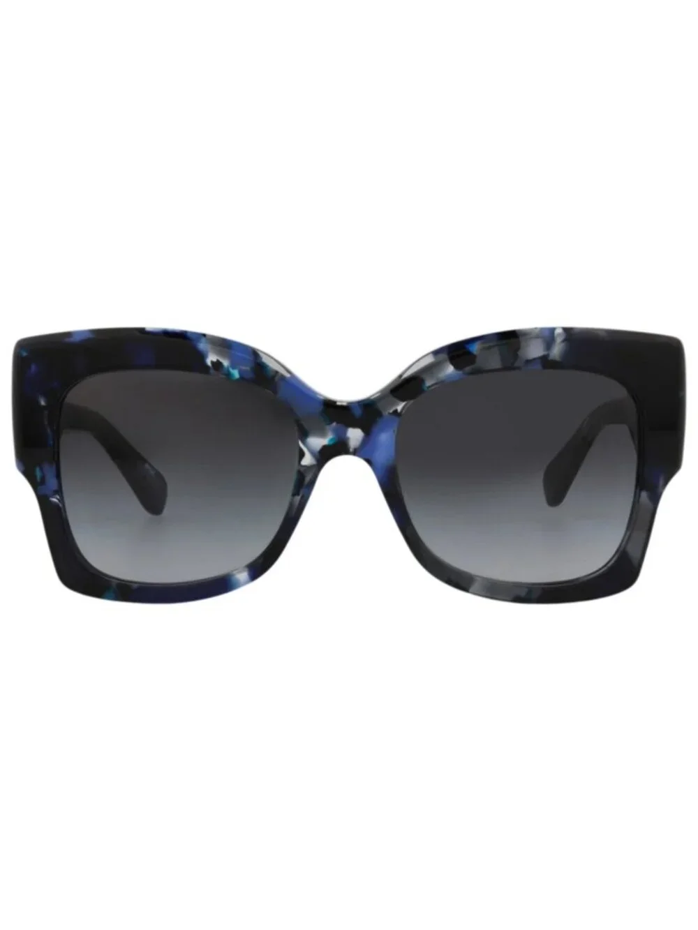 New Chloé Women's Sunglasses Square Rectangle Recycled Acetate Frame Blue Blue